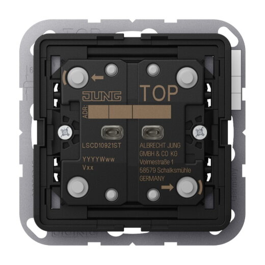 Jung KNX Taster Universal 2fach, Serie CD/LS LSCD10921ST