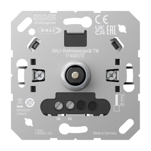 Jung DALI-Drehsteuergerät TW 1740DSTE