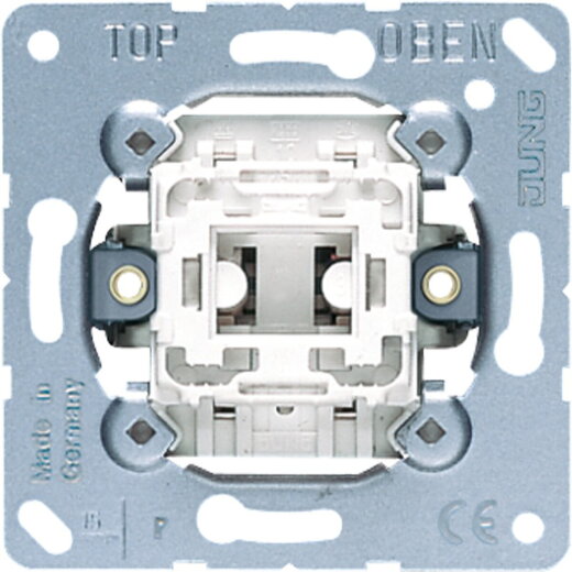 Jung Wippschalter, 10 AX 250 V ~, Kreuz, ohne Krallen 507EU