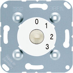 Jung Drehschalter, 3-Stufen-Schalter m. AUS-Stellung...
