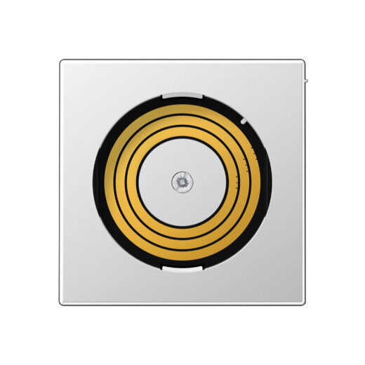 Jung Abdeckung für Spannungsversorgung Plug & Light, Thermoplast lackiert, Serie A, aluminium PLADMSAL