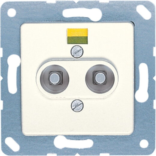 Jung Potentialausgleich-Steckdose, Thermoplast, 50 x 50 mm, weiß 165-2
