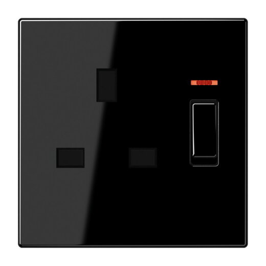 Jung Abschaltbare Steckdose, British Standard, 13 A 250 V ~, Schraubklemmen BS 1363-1, 4 mm2,  LS3171KOSW