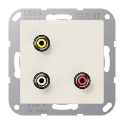 Jung Multimedia-Anschlusssystem Cinch Audio / Composite...