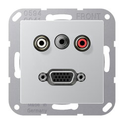 Jung Multimedia-Anschlusssystem Cinch Audio /...