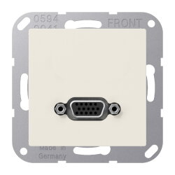 Jung Multimedia-Anschlusssystem VGA, Serie AS, weiß...
