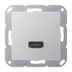 Jung Multimedia-Anschlusssystem HDMI, Serie A, aluminium...