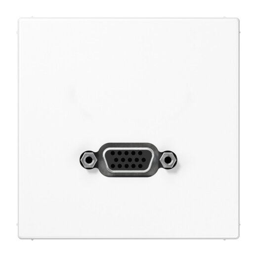 Jung Multimedia-Anschlusssystem VGA, Serie LS, alpinweiß MALS1102WW