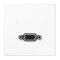 Jung Multimedia-Anschlusssystem VGA, Serie LS, alpinweiß MALS1102WW