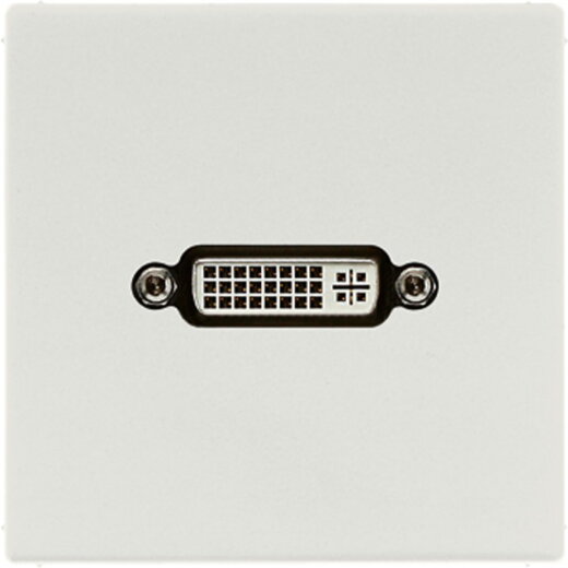 Jung Multimedia-Anschlusssystem DVI, Serie LS, lichtgrau MALS1193LG