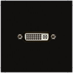 Jung Multimedia-Anschlusssystem DVI, Serie LS, schwarz...