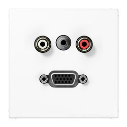 Jung Multimedia-Anschlusssystem Cinch Audio /...