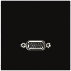 Jung Multimedia-Anschlusssystem VGA, Serie LS, schwarz...