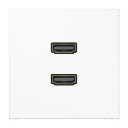 Jung Multimedia-Anschlusssystem 2 x HDMI, Serie LS,...