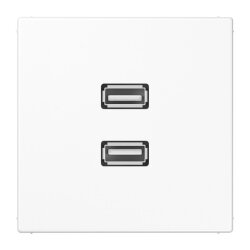 Jung Multimedia-Anschlusssystem 2 x USB 2.0, Serie...