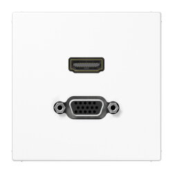Jung Multimedia-Anschlusssystem HDMI / VGA, Serie LS,...