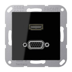 Jung Multimedia-Anschlusssystem HDMI / VGA, Serie A,...
