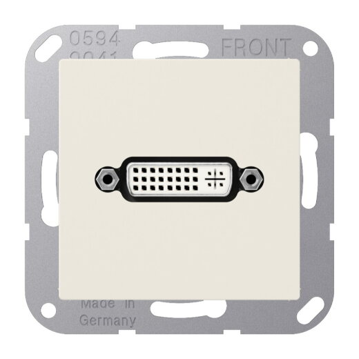 Jung Multimedia-Anschlusssystem DVI, Serie AS, weiß MAA1193