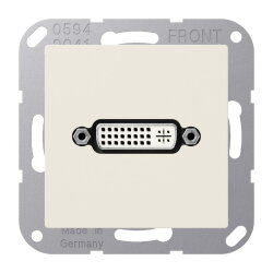 Jung Multimedia-Anschlusssystem DVI, Serie AS, weiß...