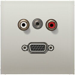 Jung Multimedia-Anschlusssystem Cinch Audio /...