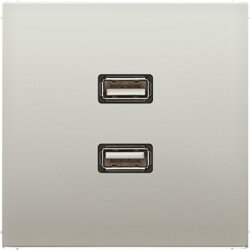 Jung Multimedia-Anschlusssystem 2 x USB 2.0, Serie...