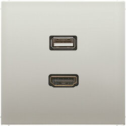 Jung Multimedia-Anschlusssystem HDMI / USB 2.0,...