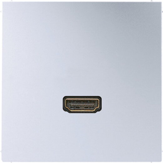 Jung Multimedia-Anschlusssystem HDMI, Serie LS, Aluminium MAAL1112