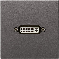 Jung Multimedia-Anschlusssystem DVI, Serie LS, anthrazit...