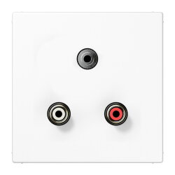 Jung Multimedia-Anschlusssystem Cinch Audio /...