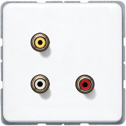 Jung Multimedia-Anschlusssystem Cinch Audio / Composite...