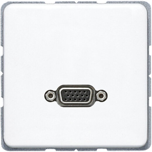 Jung Multimedia-Anschlusssystem VGA, Serie CD, alpinweiß MACD1102WW