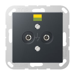 Jung Potentialausgleich-Steckdose, Thermoplast lackiert,...