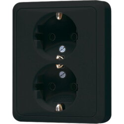 Jung SCHUKO®-Zweifach-Steckdose, 16 A 250 V ~, ohne...