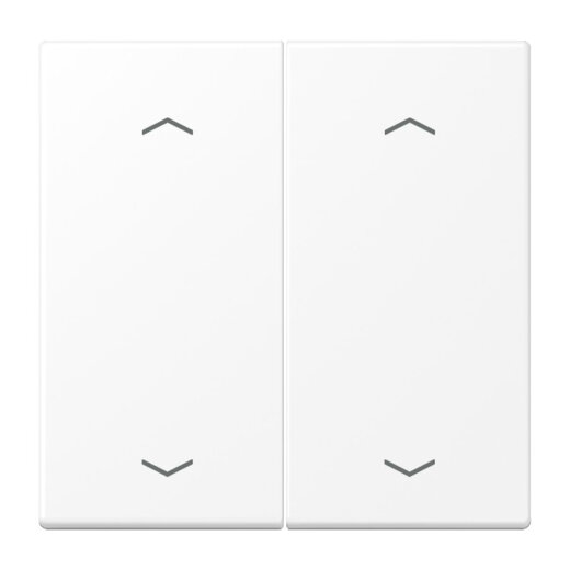 Jung Wippe, mit Pfeilsymbolen für Taster 2fach, Serie LS, schneeweiß matt LS102PWWM