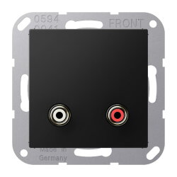 Jung Multimedia-Anschlusssystem Cinch Audio, Serie A,...