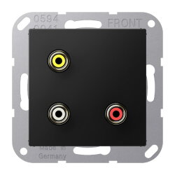 Jung Multimedia-Anschlusssystem Cinch Audio / Composite...