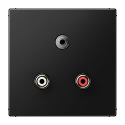 Jung Multimedia-Anschlusssystem Cinch Audio /...