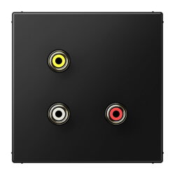 Jung Multimedia-Anschlusssystem Cinch Audio / Composite...