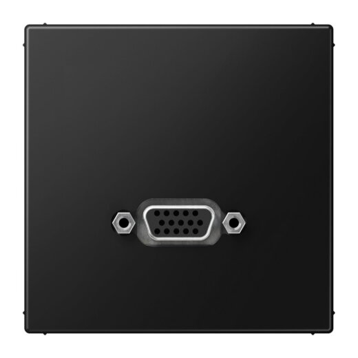 Jung Multimedia-Anschlusssystem VGA, Serie LS, graphitschwarz matt MALS1102SWM