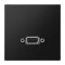Jung Multimedia-Anschlusssystem VGA, Serie LS, graphitschwarz matt MALS1102SWM