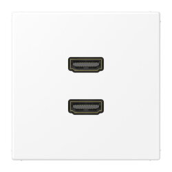 Jung Multimedia-Anschlusssystem 2 x HDMI, Serie LS,...