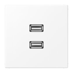 Jung Multimedia-Anschlusssystem 2 x USB 2.0, Serie...