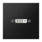 Jung Multimedia-Anschlusssystem DVI, Serie LS, graphitschwarz matt MALS1193SWM