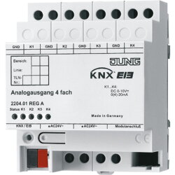 Jung KNX Analogausgang 4fach 2204.01REGA