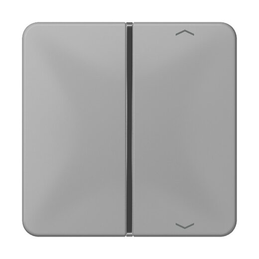 Jung Taste 1fach, mit Pfeilsymbolen, F40, Serie CD, grau CD401TSAPGR