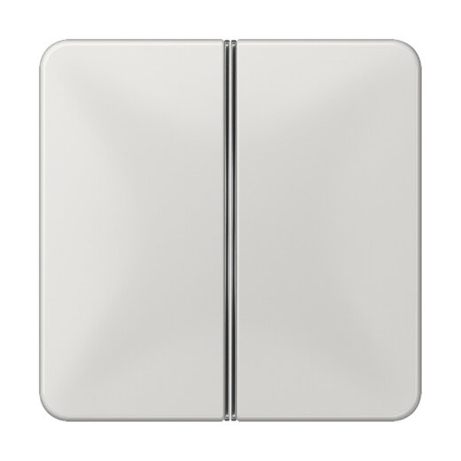 Jung Tastensatz 2fach, F40, Serie CD, lichtgrau CD402TSALG