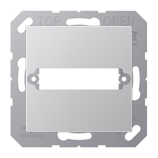 Jung Abdeckung für 1 D-Subminiatur-Steckverbinder, 25 polig, Serie A, aluminium A594-125AL
