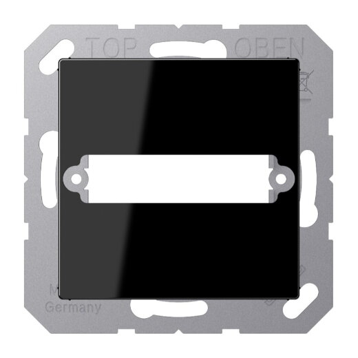 Jung Abdeckung für 1 D-Subminiatur-Steckverbinder, 25 polig, Serie A, schwarz A594-125SW