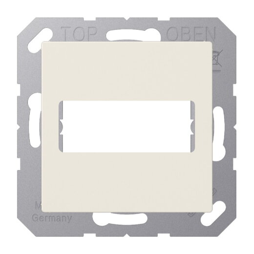 Jung Abdeckung für 1 D-Subminiatur-Steckverbinder, 9-/15-polig, Serie AS, weiß A594-1915