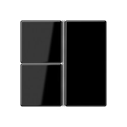 Jung Tastensatz 3fach, F40, Serie A, schwarz A403TSASW